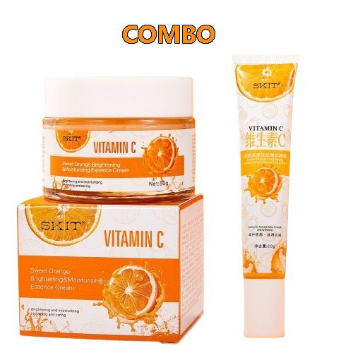 𝐄𝐬𝐬𝐞𝐧𝐜𝐞 𝐂𝐫𝐞𝐚𝐦 & 𝐄𝐲𝐞 𝐜𝐫𝐞𝐚𝐦 𝗩𝗶𝘁𝗮𝗺𝗶𝗻 𝗖 Combo 𝘀𝗸𝗶𝗻 𝗰𝗮𝗿𝗲 𝘀𝗲𝘁 (2 PIECE )