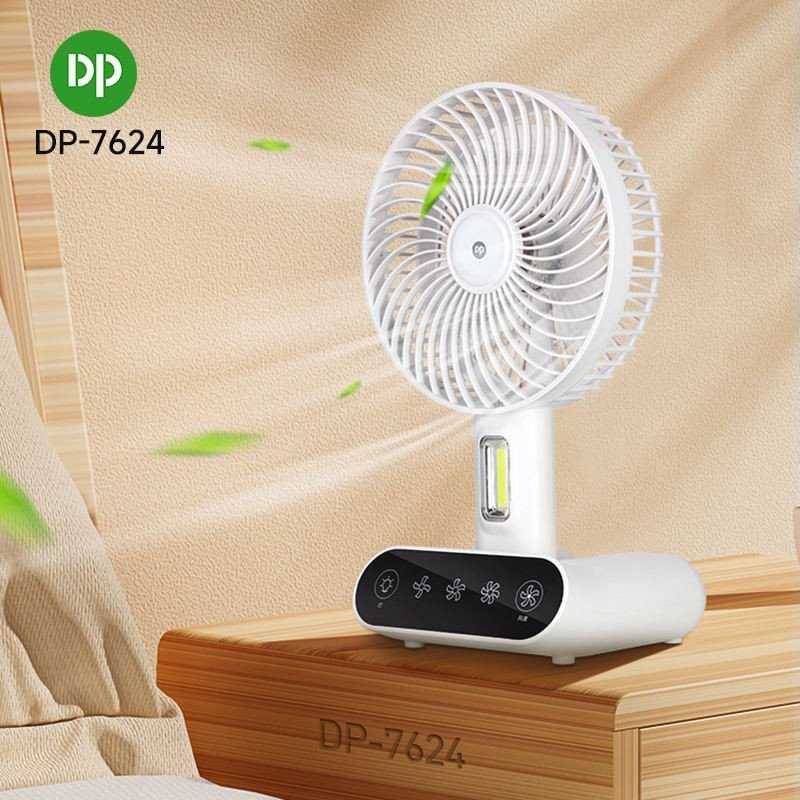 Touch Fan With Power bank and Lamp