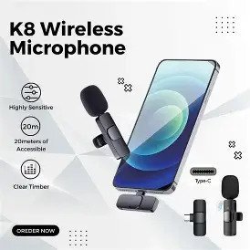K8 Wireless Microphone (Type c) - Microphone