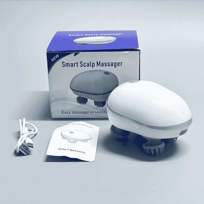 Smart Scalp Massager With Red Light Therapy