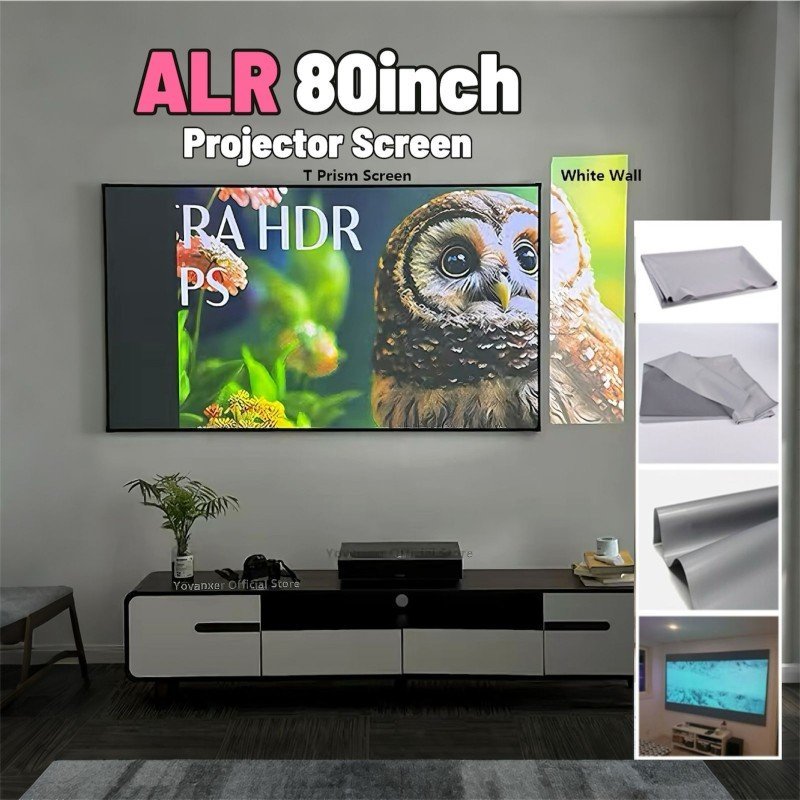 80 Inch ALR Projector Screen